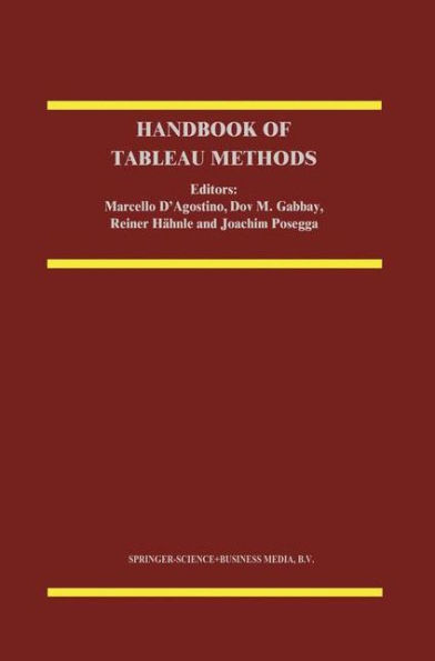 Handbook of Tableau Methods / Edition 1