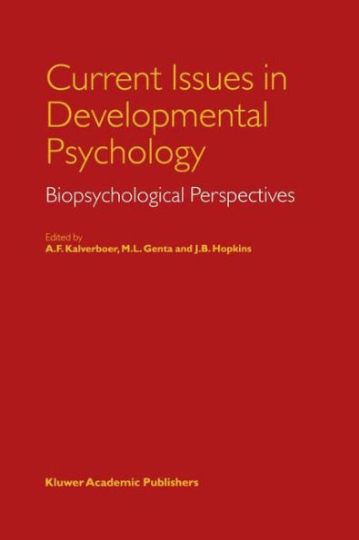 Current Issues in Developmental Psychology: Biopsychological Perspectives / Edition 1