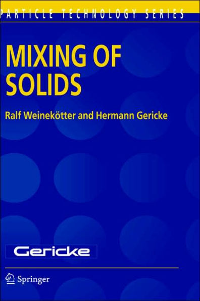 Mixing of Solids / Edition 1