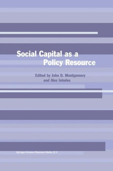 Social Capital as a Policy Resource / Edition 1