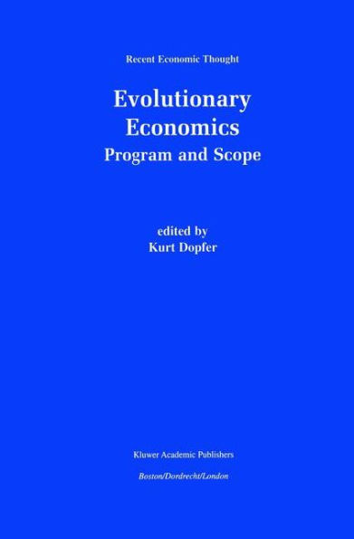 Evolutionary Economics: Program and Scope / Edition 1