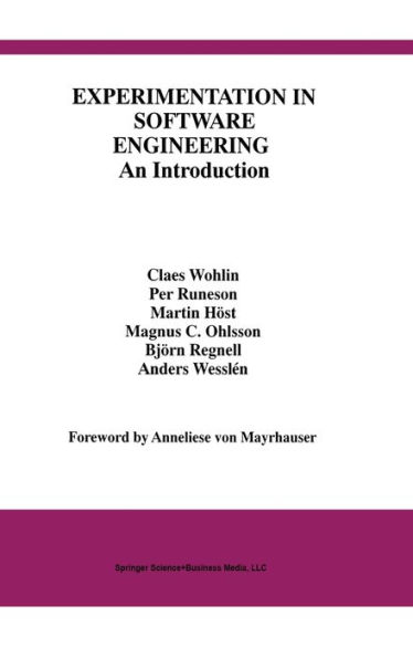 Experimentation in Software Engineering: An Introduction / Edition 1