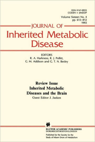 Inherited Metabolic Diseases and the Brain / Edition 1