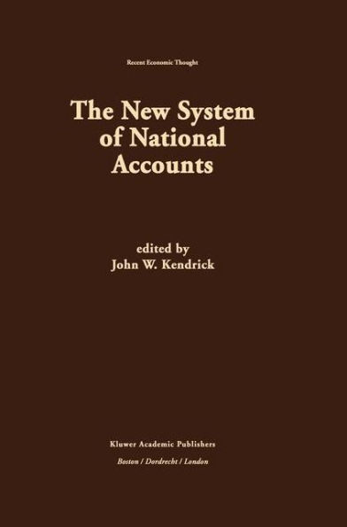 The New System of National Accounts / Edition 1