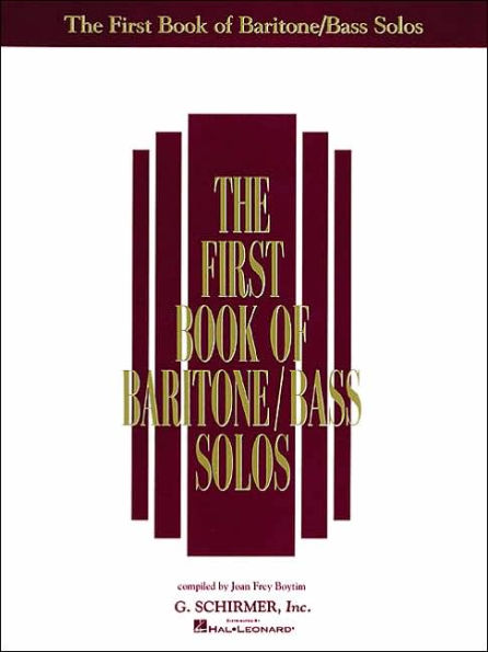 The First Book of Baritone/Bass Solos / Edition 1