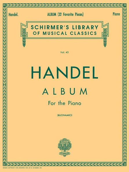 Album (22 Favorite Pieces): Schirmer Library of Classics Volume 43 Piano Solo