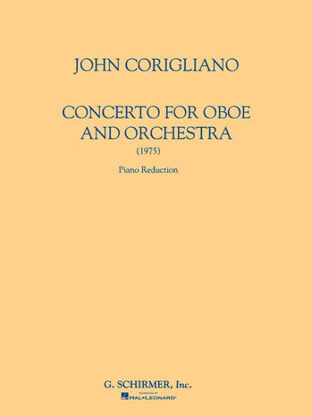Oboe Concerto: Score and Parts