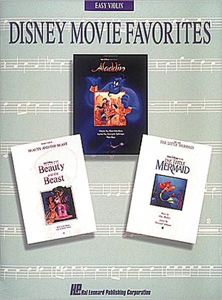 Disney Movie Favorites: Easy Violin Instrumental Solos by Hal Leonard ...