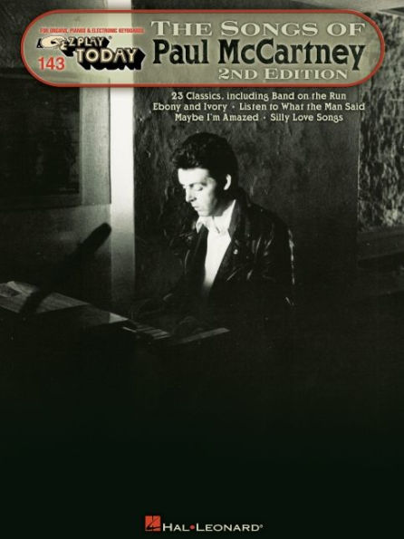 The Songs of Paul McCartney: E-Z Play Today Volume 143