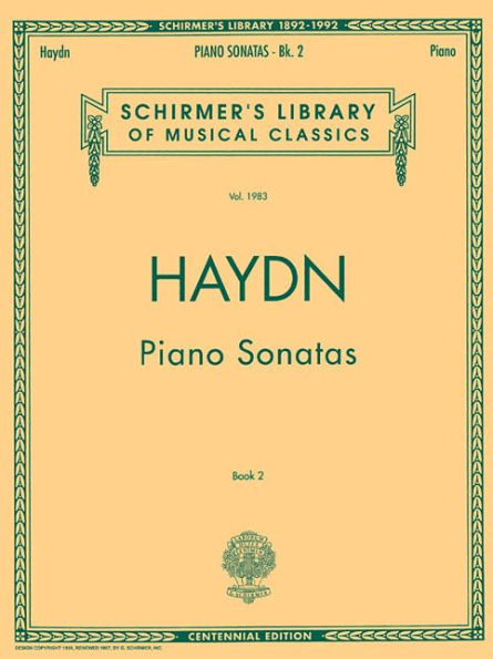 Piano Sonatas - Book 2: Schirmer Library of Classics Volume 1983 Piano Solo