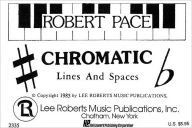 Title: Flash Cards - Chromatic Lines & Spaces, Author: Robert Pace