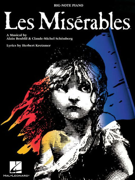 Les Miserables: Big Note Piano