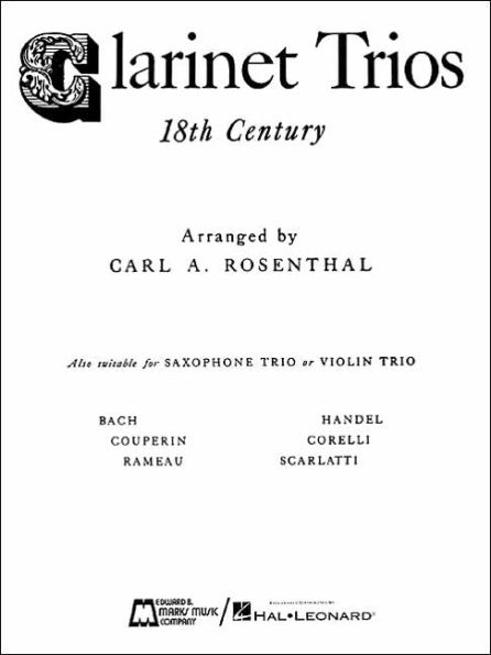 Clarinet Trios of the 18th Century: Score and Parts