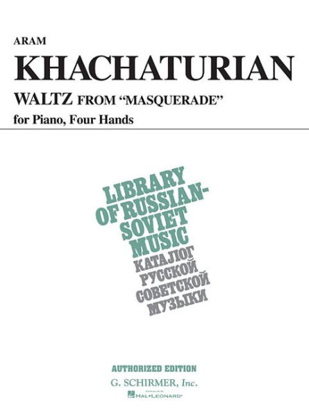 Waltz from Masquerade (VAAP Edition): Piano Duet