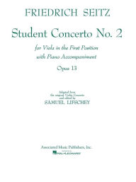 Title: Student Concerto No. 2: Viola and Piano, Author: Friedrich Seitz