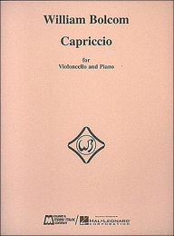 Title: Capriccio for Violincello and Piano, Author: William Bolcom