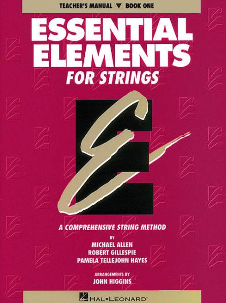 Essential Elements for Strings - Book 1 (Original Series): Teacher Manual