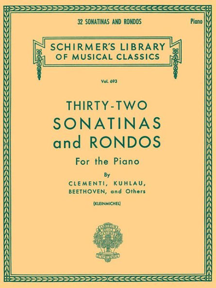 32 Sonatinas and Rondos - Piano Solo