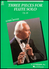 Title: Three Pieces for Flute Solo, Author: Hal Leonard Corporation