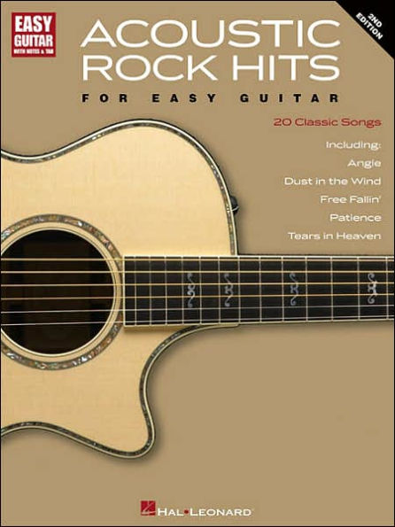 Acoustic Rock Hits - Easy Guitar