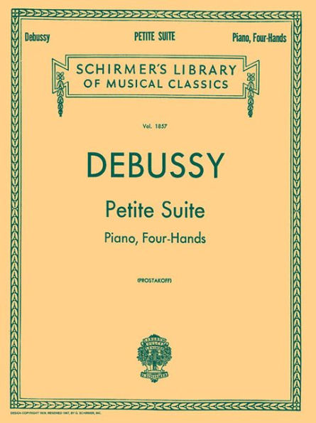 Petite Suite: Schirmer Library of Classics Volume 1857 Piano Duet