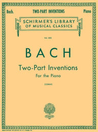 Title: 15 Two-Part Inventions (Czerny): Piano Solo, Author: Johann Sebastian Bach