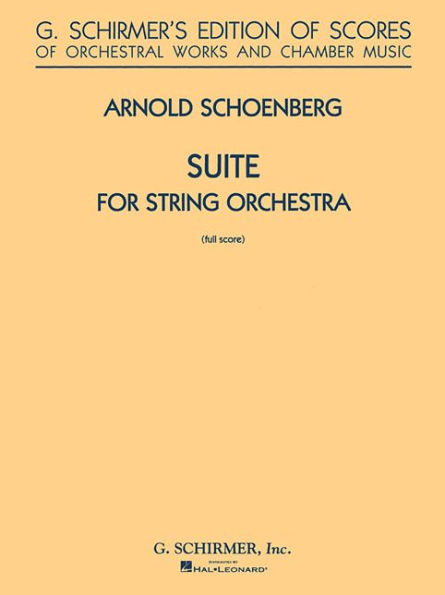 Suite in G for String Orchestra: Full Score