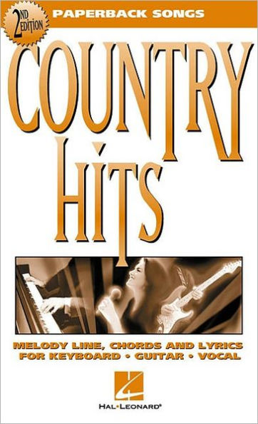 Country Hits - Melody Line, Chords and Lyrics for Keyboard/Guitar/Vocal / Edition 2