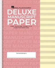 Title: Deluxe Wirebound Premium Manuscript Paper; Pink Cover, Author: Hal Leonard Corp.