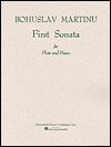 Title: First Sonata: for Flute and Piano: (Sheet Music), Author: Bohuslav Martinu