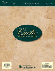 Title: Carta Manuscript Paper No. 1 - Basic, Author: Hal Leonard Corp.
