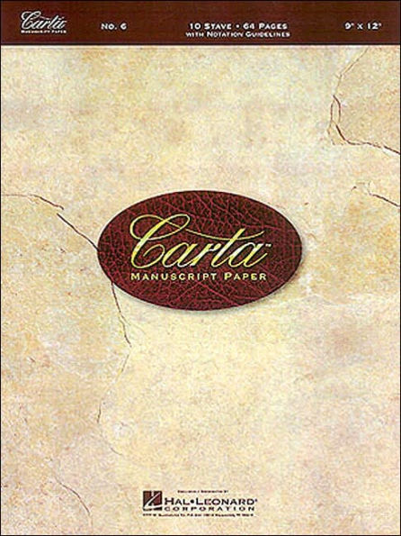 Carta Manuscript Paper - Carta Standard Paper / Edition 1