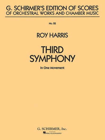 Symphony No. 3 (in 1 movement): Study Score No. 22