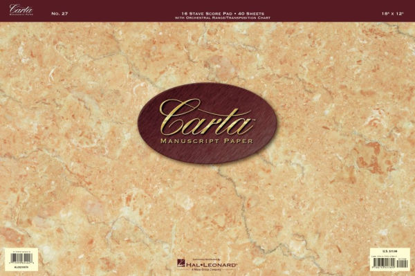 Manuscript Paper - Carta Score Paper