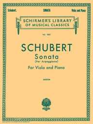 Title: Sonata per Arpeggione: Viola and Piano, Author: Franz Schubert