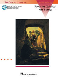 Title: Favorite German Art Songs: Low Voice - Book/Online Audio: The Vocal Library Low Voice / Edition 1, Author: Hal Leonard Corp.