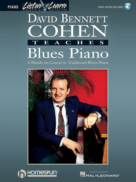 David Bennett Cohen Teaches Blues Piano - Book/Online Audio