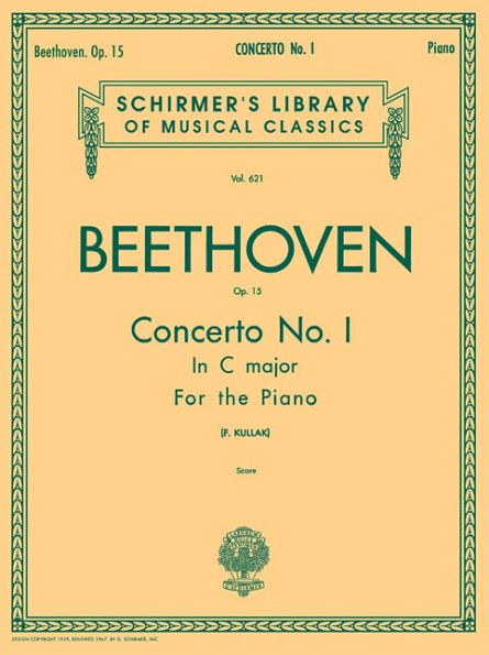 Concerto No. 1 in C, Op. 15: Schirmer Library of Classics Volume 621 National Federation of Music Clubs 2024-2028 Piano Duet