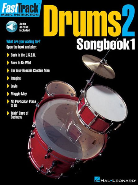 FastTrack Drums Songbook 1 - Level 2 Book/Online Audio