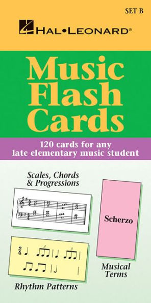 Music Flashcards, Set B