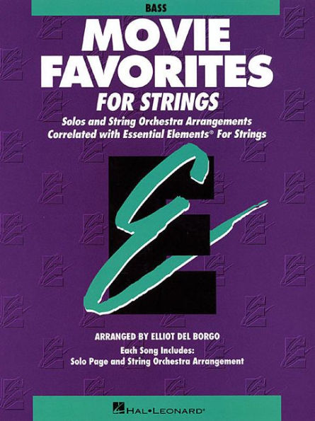 Essential Elements Movie Favorites for Strings: String Bass
