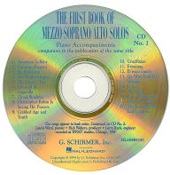 Title: The First Book of Mezzo-Soprano/Alto Solos: Accompaniment CDs (Set of 2), Author: Hal Leonard Corp.