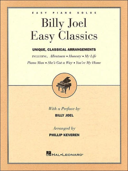 Billy Joel Easy Classics: preface by Billy Joel