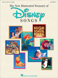 Title: The Illustrated Treasury of Disney Songs - - Piano/Vocal/Guitar, Author: Hal Leonard Corp.