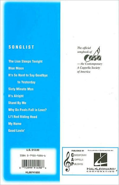 Contemporary: A Cappella Songbook, Volume 2