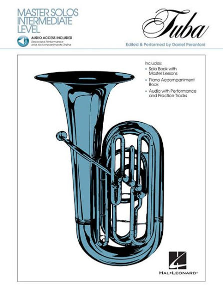 Master Solos Intermediate Level - Tuba (B.C.): Book/Online Audio