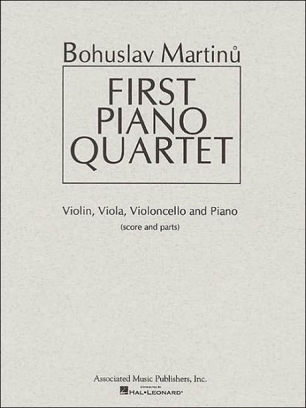 First Piano Quartet: Score and Parts