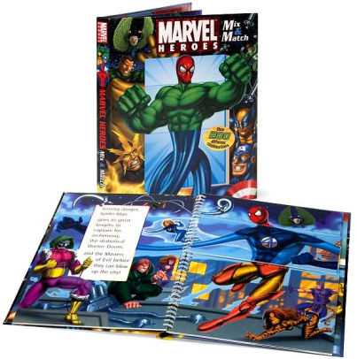 Marvel Heroes Mix & Match by Marvel, Michael Teitelbaum |, Board Book ...