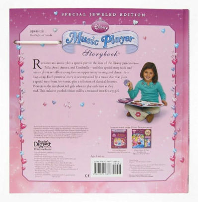 disney princess music player storybook by wendy wax disney princess