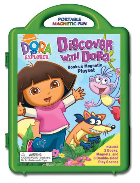 Discover with Dora Books & Magnetic Playset by Nickelodeon Dora the ...